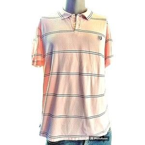 Ralph Lauren Chaps Men's Polo Size 2XL Pink Classic Cool Soft Pullover